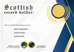 GPC SCOTTISH RECORD CERTIFICATE
